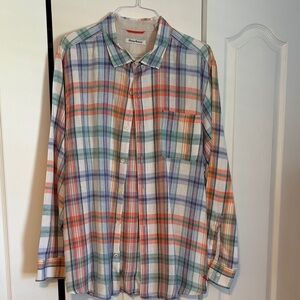 Tommy Bahama Men's Multicolor Plaid Button-Down Shirt